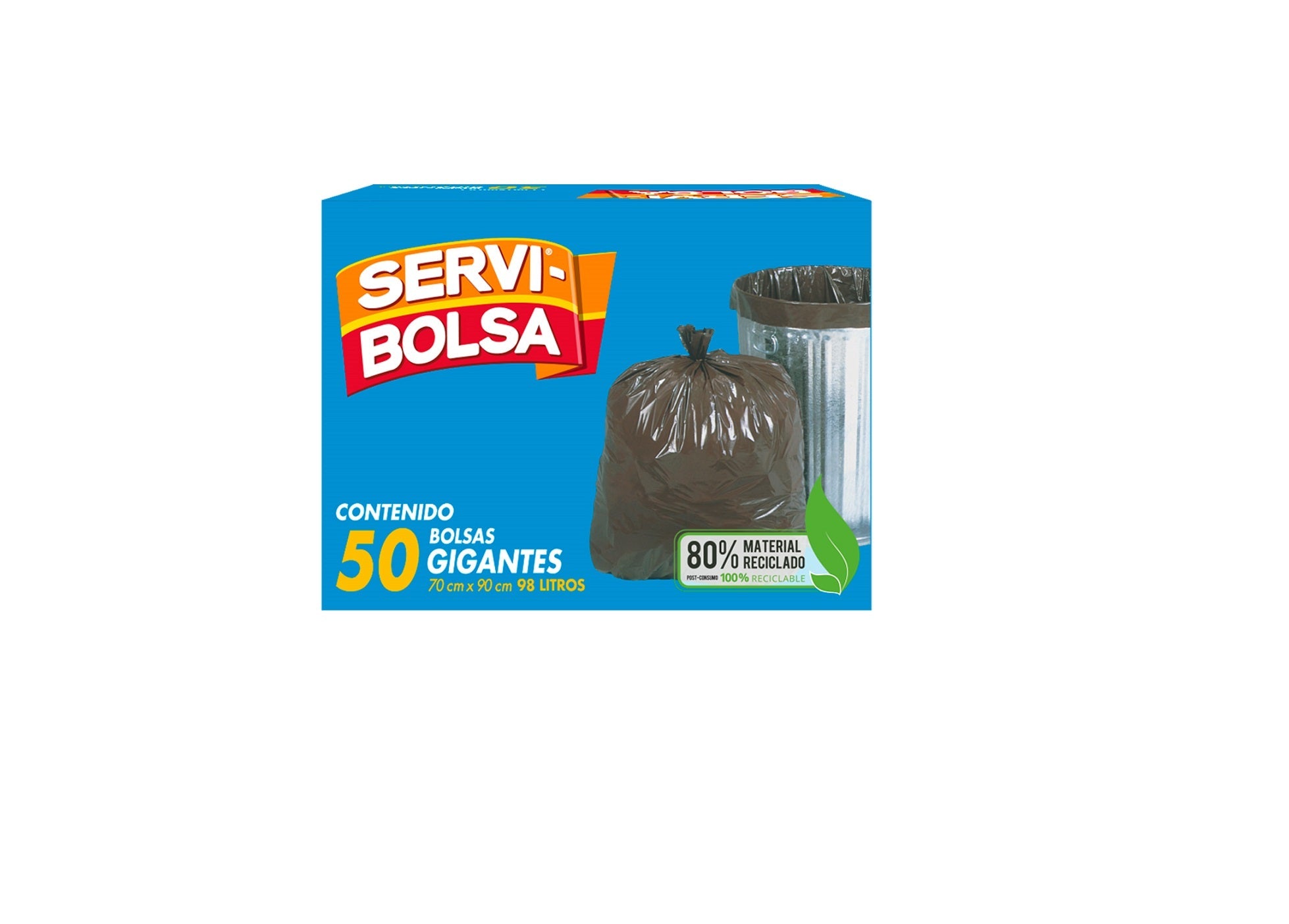 BOLSA PARA BASURA GIGANTE SERVI BOLSA 50  PZA.