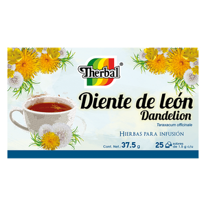 THERBAL HIERBAS PARA INFUSIÓN DIENTE DE LEÓN 78 g 25  SOB.