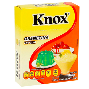 GRENETINA EN POLVO KNOX PRONTO CAJA 28  GR.