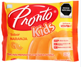 GELATINA PRONTO KIDS CON VITAMINA C SABOR NARANJA BOLSA 120  GR.