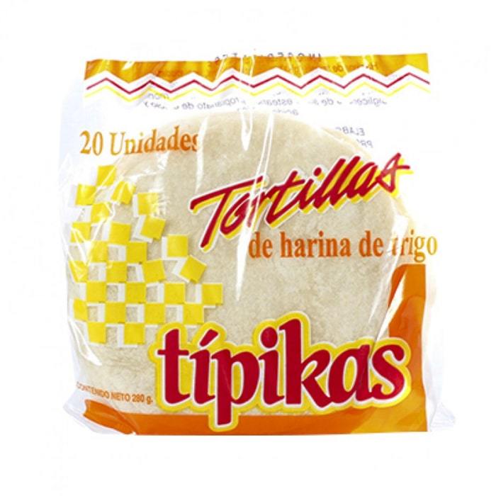 TORTILLA DE HARINA TIPIKAS 20  PZA.