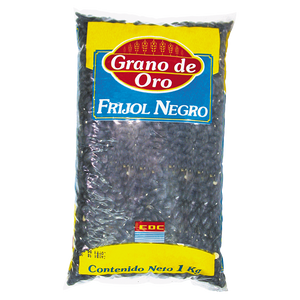 FRIJOL NEGRO GRANO DE ORO 1  KG.
