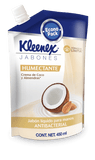 JABON LIQUIDO KLEENEX CREMA DE COCO Y ALMENDRAS ECONOPACK 450  ML.