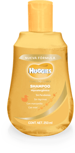 SHAMPOO HIPOALERGÉNICO HUGGIES CUIDADO CLARO 250  ML.