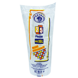 VASO NATURAL 16 LARGO REYMA 25  PZA.