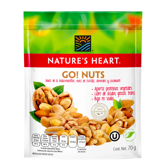 BOTANA NATURES HEART GO NUTS 70  GR.
