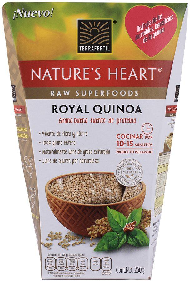 QUINOA RAW NATURES HEART BOLSA 250  GR.