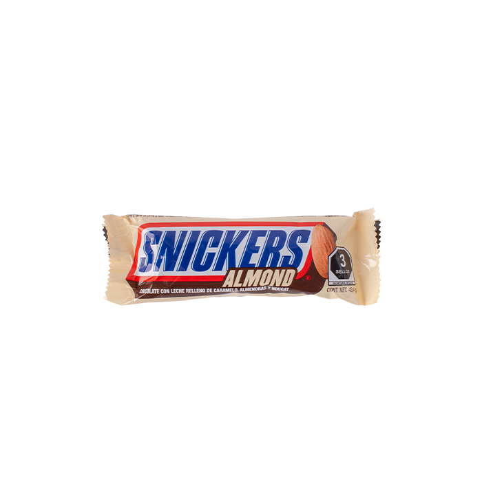CHOCOLATE SNICKERS ALMOND 43.400  GR.