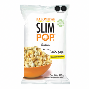 PALOMITAS DE MAIZ SLIMPOP CHEDDAR BOLSA 110  GR.