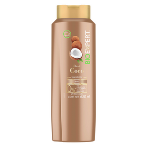 SHAMPOO BIOEXPERT BRILLO / EXTRACTO DE COCO 650  ML.