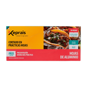 HOJAS DE ALUMINIO KEPRAIS 50  PZA.