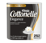 PAPEL HIGIENICO KLEENEX COTTONELLE ELEGANCE 4  ROLLO