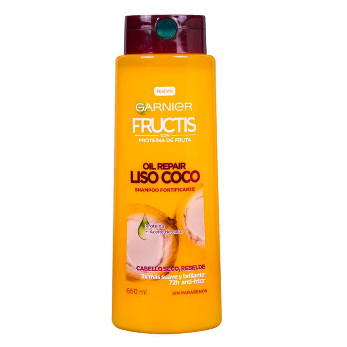 SHAMPOO FRUCTIS OIL REPAIR LISO COCO 650  ML.