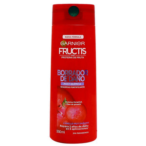 SHAMPOO FRUCTIS BORRADOR DE DAÑO POST QUIMICA 350  ML.