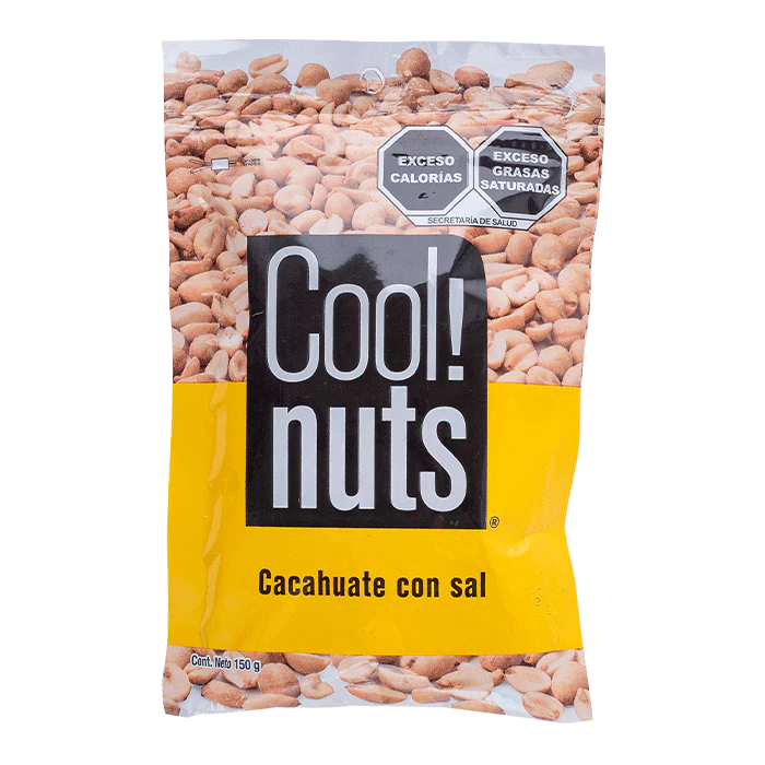 CACAHUATE COOL NUTS CON SAL 150  GR.