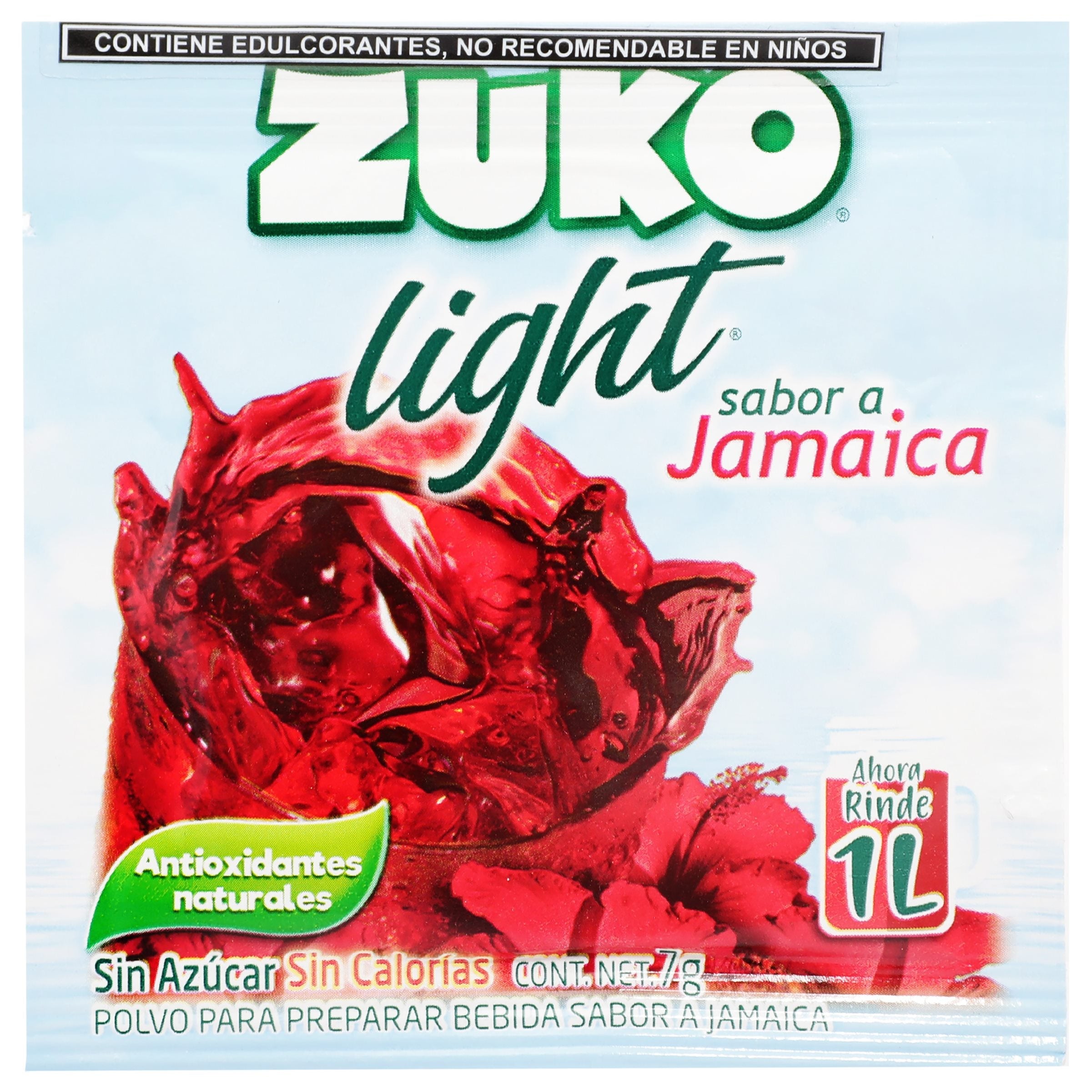 BEBIDA EN POLVO ZUKO LIGHT JAMAICA 7  GR.