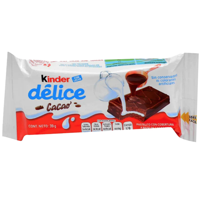 CHOCOLATE KINDER DELICE 39  GR.