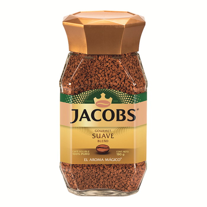 JACOBS CAFÉ SOLUBLE GOURMET SUAVE BLEND 190 g 190  GR.